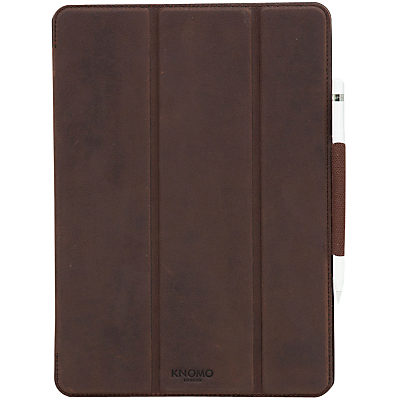 Knomo Leather Folio for 9.7  iPad Pro Brown